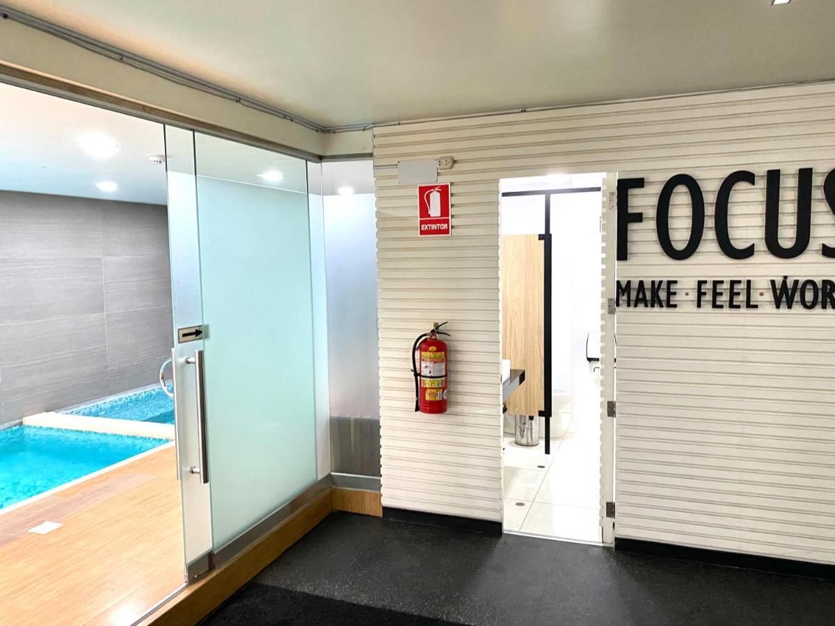 Hermoso Apartamento Con Piscina Miraflores- Canvas Lima Exterior foto