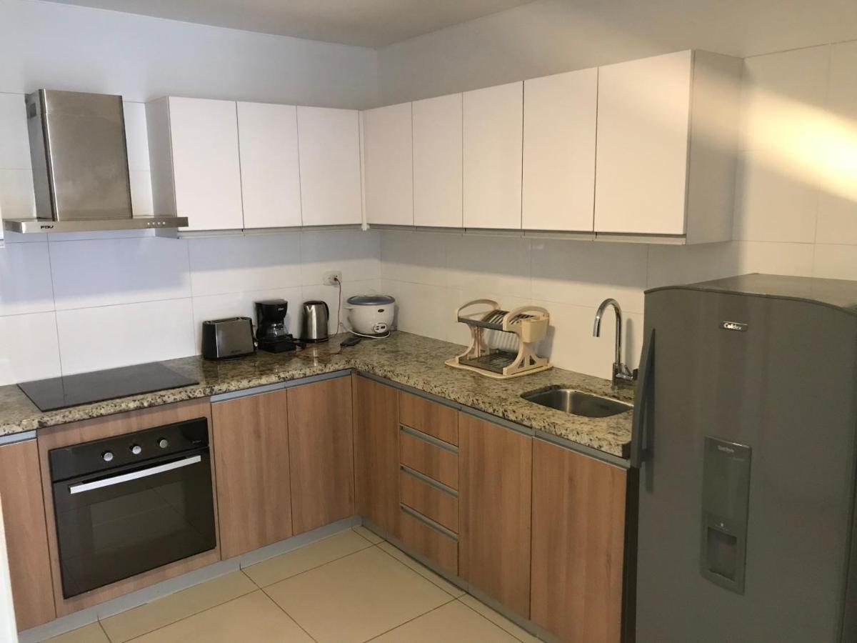 Hermoso Apartamento Con Piscina Miraflores- Canvas Lima Exterior foto